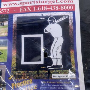 Ultimate Sports Target Pitching Baseball Softball Throwing For Fence Black NEW